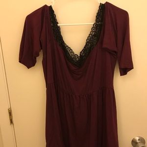 Torrid off shoulder babydoll size 2